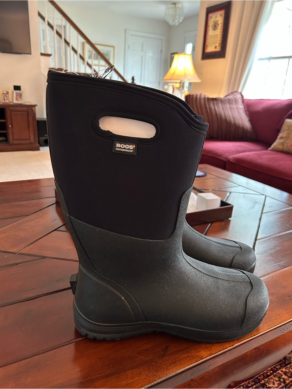 Bogs Black Tall Waterproof Pull-On Boots